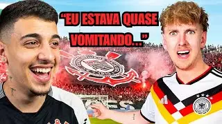 GRINGO CONHECENDO A TORCIDA DO CORINTHIANS !! | REACT FIAGO