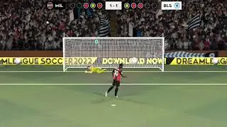 dls 22, diamond cup final, full penalty, vs ac milan