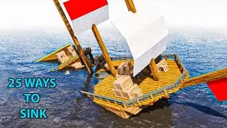 25 WAYS TO SINK A PIRATE SHIP | TEARDOWN