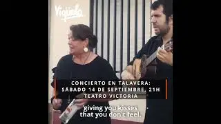 Vigüela. Sábado 14 de septiembre, Talavera de la Reina, Teatro Victoria, 21h. #talaveradelareina