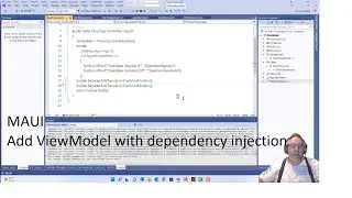 Maui: Add viewmodel, IOC, MVVM