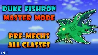 Duke Fishron Pre-Mechs on Master Mode Guide for Every Class - Terraria 1.4