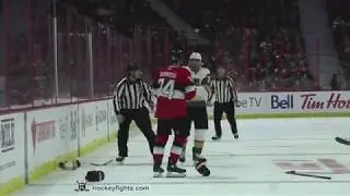 Ryan Reaves vs Mark Borowiecki Nov 8, 2018
