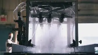 Bunch vegetable washer / Laveuse de paquets à jets / Univerco