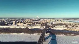Нижний Новгород. Канавинский мост и площадь Минина и Пожарского