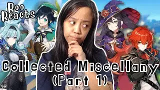 COLLECTED MISCELLANY (PART 1: MONDSTADT CHARACTERS & ALOY) | Genshin Impact REACTION