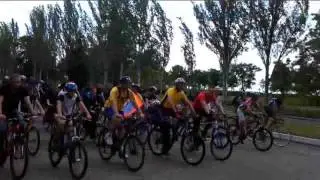 Велодень в Днепродзержинске Финиш