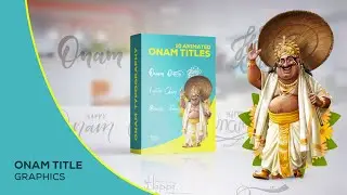 Onam Title Text Animation | Onam Motion Graphics | Green Screen | SAMz STUDIO