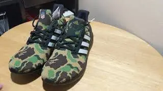 Adidas Bape Ultraboost 4.0 Green Camo