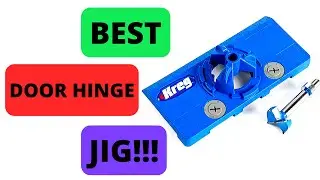 How to Install Door Hinges with this Kreg Jig!!! Best Door Hinge Jig Ever!!!
