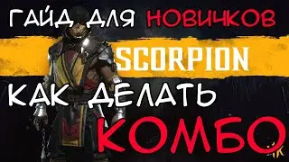 How to do a SCORPION COMBO in MK11 | SCORPION COMBO GUIDE in MORTAL KOMBAT 11