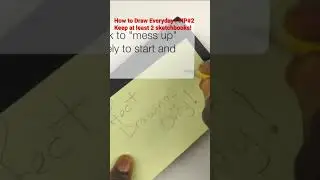 Tips to Help You Draw Everyday