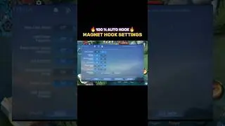 FRANCO 100 % AUTO AIM HOOK TUTORIAL | MAGNET HOOK SETTINGS 