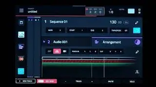 Record to an audio track in MPC One 3.0