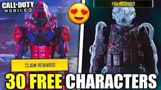 *NEW* How To Get 30 FREE Character Skins In Cod Mobile Season 3!