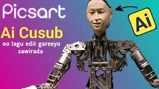 Ai lagu edit gareeyo sawirada oo lagu soo daray picsart || Upadate 2024 || Picsart.