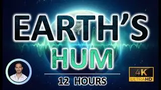 Earth’s Deep Hum Sleep Noise 🌍  | Healing Frequencies for Grounded Sleep | 12 Hours | Anxiety Relief