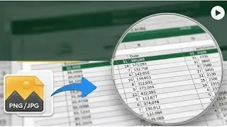 How to convert an image to a table in Excel (PNG, JPG) 