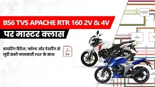 BS6 TVS APACHE RTR 160 2V और 4V पर मास्टर क्लास।