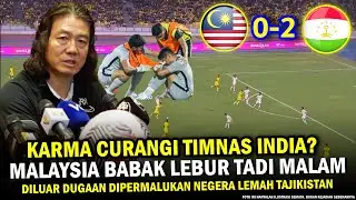 🔵 DOA PUBLIK INDIA TERKABUL ‼️ Timnas Malaysia KALAH MEMALUKAN Tadi Malam Lawan Tim LEMAH Tajikistan