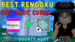 『Best Rengoku One Shot Combo』Bounty Hunt l Roblox | Blox fruits update 16 | 25M |  fer999