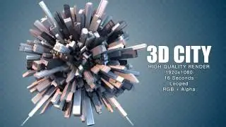 Motion Graphics File : 3D City