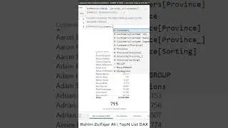 How to Get TopN Values / List in Microsoft POWER BI? DAX #shorts