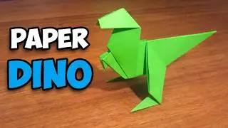 How To Make an Easy Origami Dinosaur