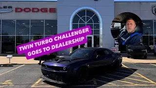 TWIN TURBO CHALLENGER GOES TO DEALERSHIP!