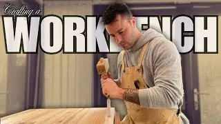 Crafting my dream Workbench | Traditional joinery with 2 x 4’s | ASMR style video