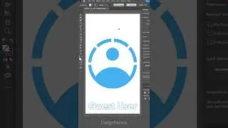 Lets create Guest User Icon in Adobe Illustrator | DesignMentor