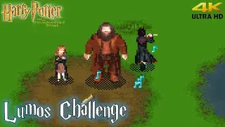 Harry Potter and the Philosopher's Stone GBA 'Flobberworm and Lumos Challenge' Walkthrough (4K)
