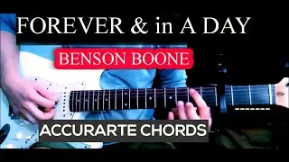 BENSON BOONE - Forever and a Day /CHORDS GUITAR TUTORIAL