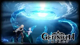 Osial, Overlord of the Vortex attacks Liyue (Genshin Impact Cutscene)