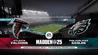 Falcons vs Eagles Week 2 Simulation (Madden 25 PS5)