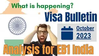 India EB1 October 2023 Visa Bulletin analysis