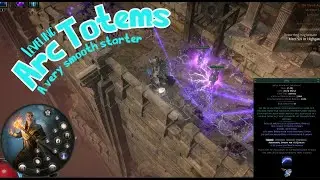 POE leveling as if league start Arc Totems before 3.21