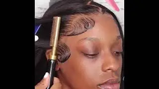 So pretty baby hair toturial