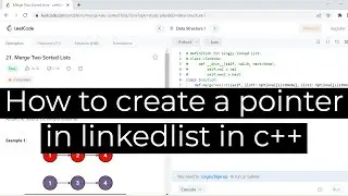 How to create a pointer in linkedlist in c++