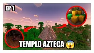 ¡Encontramos un TEMPLO AZTECA! ⛏️😱 | Minecraft con Mods Ep.1