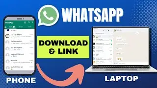 Link Whatspp from Android to Laptop | Easiest Way
