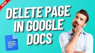 How to Delete Page in Google Docs (EASY)