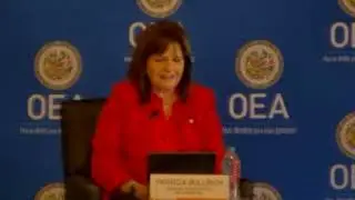 La inteligencia artificial en materia de seguridad  | Exposición de la ministra Bullrich en la OEA