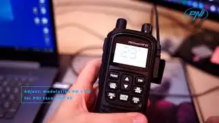 Adjust modulation AM FM for PNI Escort HP 82