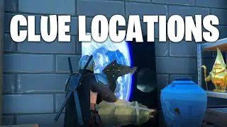 FIND CLUES in Pleasant Park, Holly Hedges and Lazy Lake Locations Fortnite Season5 Week2 Challenges