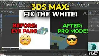 How to Fix the White Background in 3ds Max (Fast & Easy)