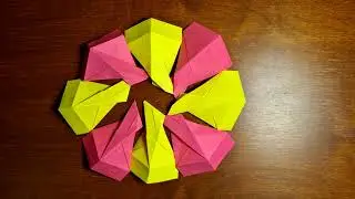 Оригами. Подарочная коробочка из бумаги
