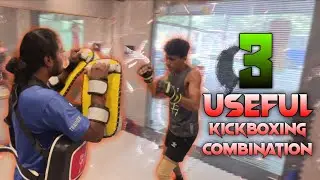 Try this 3 Kickboxing Combinations 🥊🥋 | 