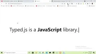 How To Use Typed.Js In Your Websites | Swapnil Codes