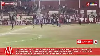 Incidentes entre hinchas de Luján Sport Club
